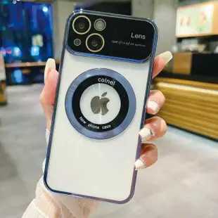 【HongXin】iPhone 15 Pro max 6.7吋 一體鏡頭大視窗磁吸手機保護殼