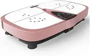 Vibration Plate Exercise Machine 3D Whole Body Workout Fitness Platform with Loop Bands Silent Motor Speed Control 1-99 Level for Home Fitness & Weight Loss