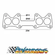 MANIFOLD GASKET for Nissan Pulsar N14 N15 N16 1.6L & 1.8L (for: Nissan)