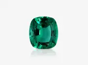 5.78 Carat AGL Certified Natural Emerald, Cushion Cut, Rare Gift For Women