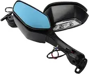 Motorcycle Rearview Mirror Side Mirrors For Kawasaki For Ninja 400 For Ninja 650 Rearview Mirror(Blue Miroor2)