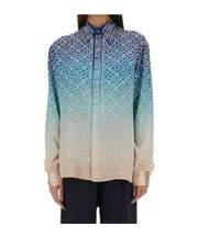 Casablanca Jacquard Gradient Shirt FR36,FR38,FR40 BLUEGRADIENT