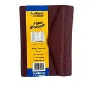 NEW NOS Vtg 90s Day Runner Fact Centre Planner In Burgundy Home Manager Theme