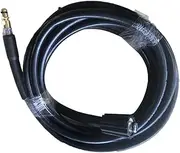 [Eacam] 6m/10m High Pressure Water Cleaning Hose, Black, Alloy Steel, Partially Compatible with Karcher K2 K3 K4 K5, Quick Connection, M22 Thread Inlet, High Durability, Cold Water Only, 1 Hose