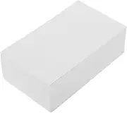 Gogogmee 100pcs Blank Note Cards Scratch Paper Pad Multi- Cards for Writing Drawing Flashcards School Supplies