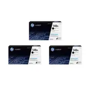 HP 148A Toner Commercial Pack - Black - 3 Pack for HP LaserJet Pro MFP 4101FDW / 4101FDN / LaserJet Pro 4001DW / LaserJet Pro 4001DN [LASHPL01480B]