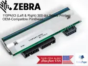 Zebra 110PAX3 (Left and Right) 300 dpi Printhead (43038M) USA Stocked!