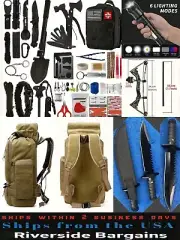 Bug Out Bag Survival Kit Tactical Backpack / Emergency / Survival Kit / FirstAid