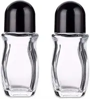 Roll On Glass Bottles For Essential Oils,2 Pcs Deodorant Bottles Perfume Roller Bottles Empty Deodorant Containers Roller Ball Bottles For Fragrance Cosmetics (50ml)