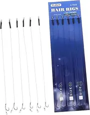 GANAZONO 12Pcs Portable Reusable Fishing Hooks Durable String Hooks for Easy Storage and Transport for Freshwater and Saltwater Fishing Gear