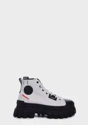 [Palladium] Star White Revolt Hi Tx Platform Sneakers