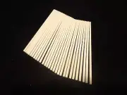 3.860" LONG HIGH PURITY SINGLE BORE ALUMINA CERAMIC TUBES REFRACTORY No.: 247