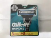 Gillette Mach3 Men's Razor Blade Refill 8 Cartridges