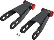 2" Lowering Drop Shackles Rear Kit: for Silverado Chevy GMC Sierra 1500 2019-2024 Leaf Spring Upgraded 2 Inch Suspension Lowering Shackle Replaces 712120 More Stable Horizontal Comfortable (712120)