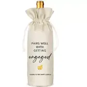 Socive Engagement Wine BagEngagement GiftPersonalized Engagement Wine BagEnga...