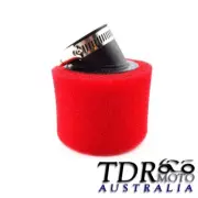 High Performance 38mm Dual Foam Pod Air Filters Motorcycle Quad Dirt Motorbikes