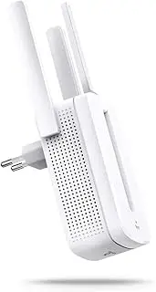 TP-Link Mercusys MW300RE V4.0 Wireless WiFi Extender and Access Point, Speed Single Band 300Mbps, Three External Antennas with MIMO Technology, Improve Your WiFi Coverage, White (Germany Version)
