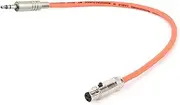 ROBAUN 3-Pin Mini XLR to Jack 3.5mm Plug Stereo Audio, 1/8" 3.5mm Male to Mini XLR Female Adapter Cable(Orange,15M)