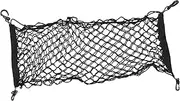 DINHEAROM Car Trunk Organizer Mesh Cargo Net Hooks for Easy Installation Capacity Storage for SUV Trunk Durable Design for Reliable Use