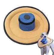 Puppy Flying Disc,Canvas Flying Disc Interactive Toys Games | Catch and Fetch Outdoor Games with Snack Bag, Safe on Teeth for Small to Large Breed