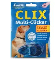 Clix Multi Clicker for Dog Training - Fun Reward Based method of Dog Training