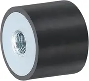 uxcell 25 x 20mm M8 Thread Female Rubber Mounts, Vibration Isolators, Replaces Anti Vibration Pads Flat Silent Block Base Block