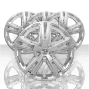 Set of 4 17" 5 Double Spoke Wheel Skins for 2018-19 GMC Terrain SL/SLE - Chrome