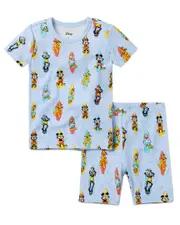 Janie and Jack Shortie Mickey Surf Pajamas