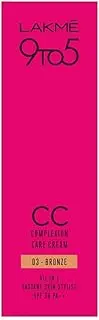 Lakme 9 to 5 CC Cream Bronze, 20g