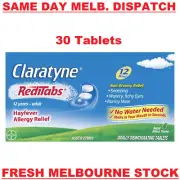 CLARATYNE CLARITIN REDITABS LORATADINE 5MG 12HR ALLERGY RELIEF 30 MELT TABLETS