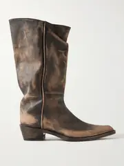 [KHAITE] KHAITE - Clive Leather Boots - Beige - IT37 IT 37 Neutrals