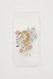 Print Tiger Flower Print Iphone 7 And 8 Case - Size ONE, Women's Phone Accessories