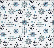 RHAIYAN Drying Mat Blue Sea Anchor Heat Insulation Holder Dish Cup Draining Pad Kitchenware Specific