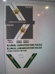 Illinois Conservation Police Truck and Boat decals 1:64 two for one money