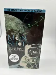 Moon Shot-Inside Story of the Apollo Project (VHS, 1994) Sealed Apollo NASA