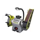RYOBI 370W Professional Workshop Benchtop Grinder & Belt Sander Combo Power Tool