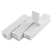 1X4 Inch Self Adhesive Hook and Loop Strips - 15 Sets - White Sticky Back Tape