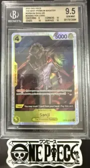 BGS 9.5 One Piece OP04-104 SR Sanji Foil - English - PRB01 The Best