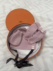 Hermes Baby Hat Socks Gloves