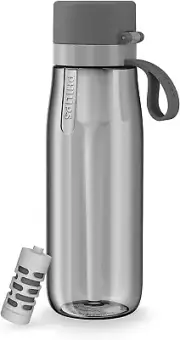 Philips GoZero Everyday Filtered Water Bottle with Philips Everyday Water Fil...