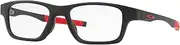 [Oakley] Ray-Ban Men's 0OX8117 Optical Frames, Green (Satin Black), 50.0