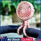 Baby Stroller Fan with Flexible Tripod USB Charging Fan for Office Room (Pink)