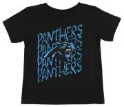 Outerstuff NFL Infant (12M-24M) Carolina Panthers Fan Scribble Graphic Tee
