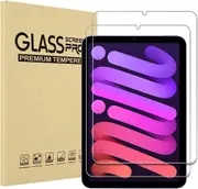 [2-Pack] Screen Protector For iPad Mini 8.3" (2024/2021 Model, Mini A17 Pro/6th/7th Generation), Tempered Glass [HD Clear]