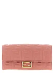 [Fendi] Fendi-Continental Baguette Portafogli Rosa-Donna OS