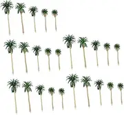 25pcs Sand Table Coconut Tree Lifelike Trees Plastic Tree Models Beach Tree Models Toy Trees Coconut-Tree Statues Tree Adornments Mini Tree Models Coconut-Tree Models Mini Trees
