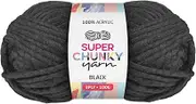 Yatsal Super Chunky 3-Ply Knitting Wool Yarn 100 g, Black
