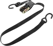 GRADENEVE Adjustable Cargo Fixing Straps with Hooks Durable Bungee Cords for Luggage Motorcycles and Bikes Easy Ratchet Mechanism Wear Resistant Material Black