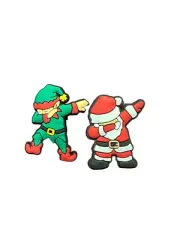NEW 2 pack dabbing elves croc charms croc brand