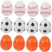 COSMEVIVI 12pcs Egg Eggs Decoration Egg Shape Candy Holder Festival Candy Case Party Favor Storage Eggs Egg Shape Ball Decor present Eggs Candy Eggs